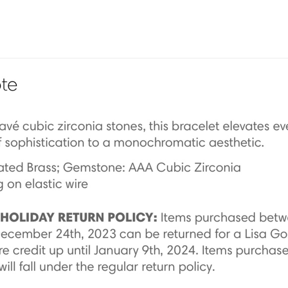 Lisa Gozlan Elegant Black Bracelet - Picture 5 of 10